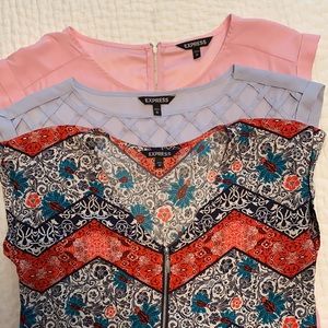(3) Express Gramercy Tops